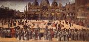 Procession on the Piazza S. Marco Giovanni Bellini